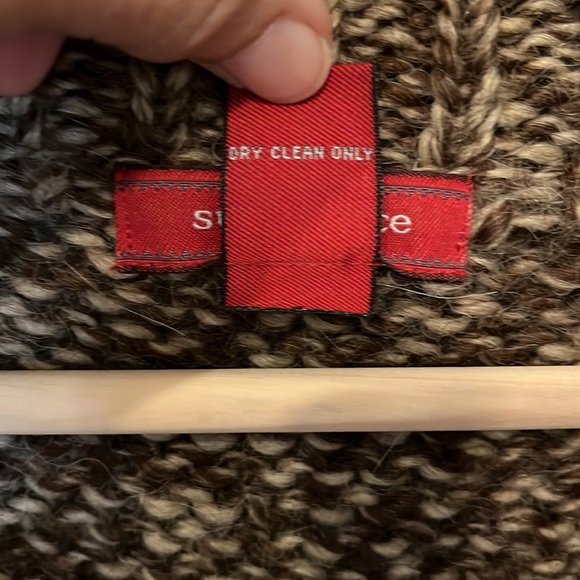 Sundance Sweater Vest Full Zip Mohair Alpaca Blend size Medium Mock Turtleneck - Picture 4 of 7